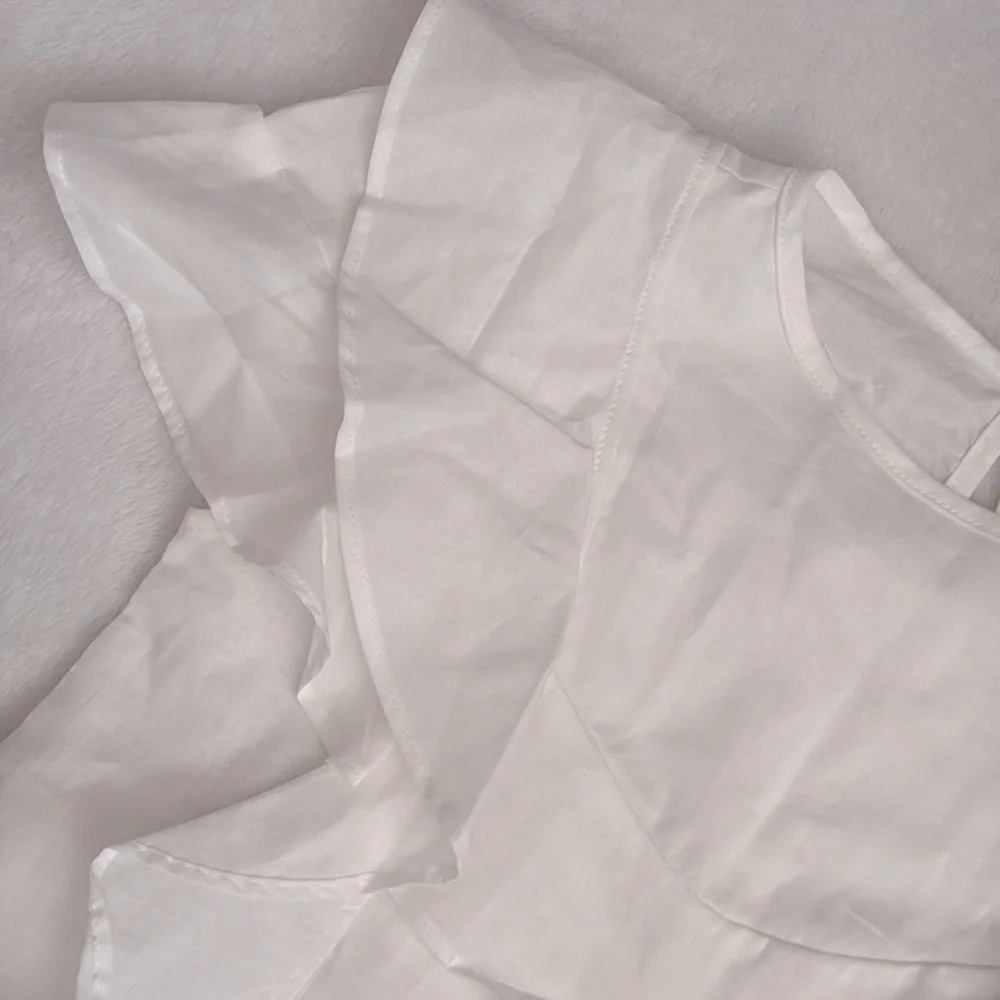 {NWT} Lil' Lemons by For Love and Lemons | Organic Cotton Ruffle Top White (4T) - Picture 2 of 14